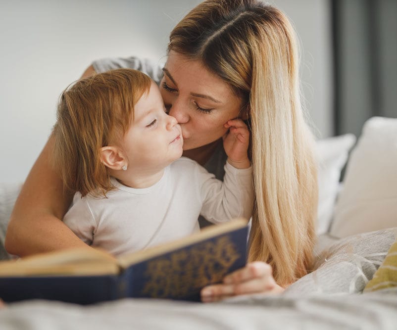woman and child